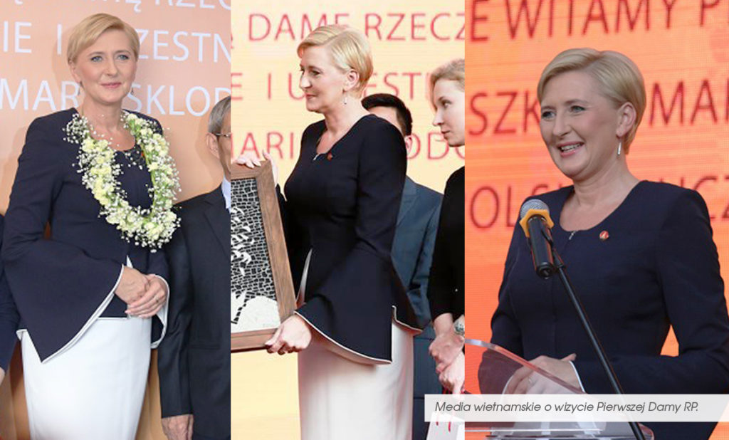 Pierwsza Dama Polski z wizytą w Wietnamie. Agata Duda to polska Diana.