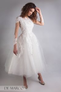 Modne suknie ślubne szyte na miarę u projektanta De Marco