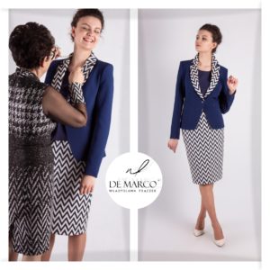 Biznesowa odzież dla koniet: kostiumy damskie De Marco