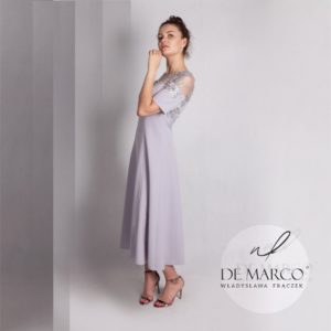 elegancka sukienka na wesele, sklep De Marco