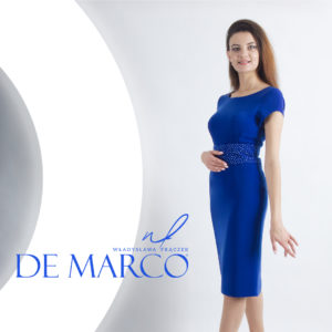 elegancka ołówkowa sukienka De Marco