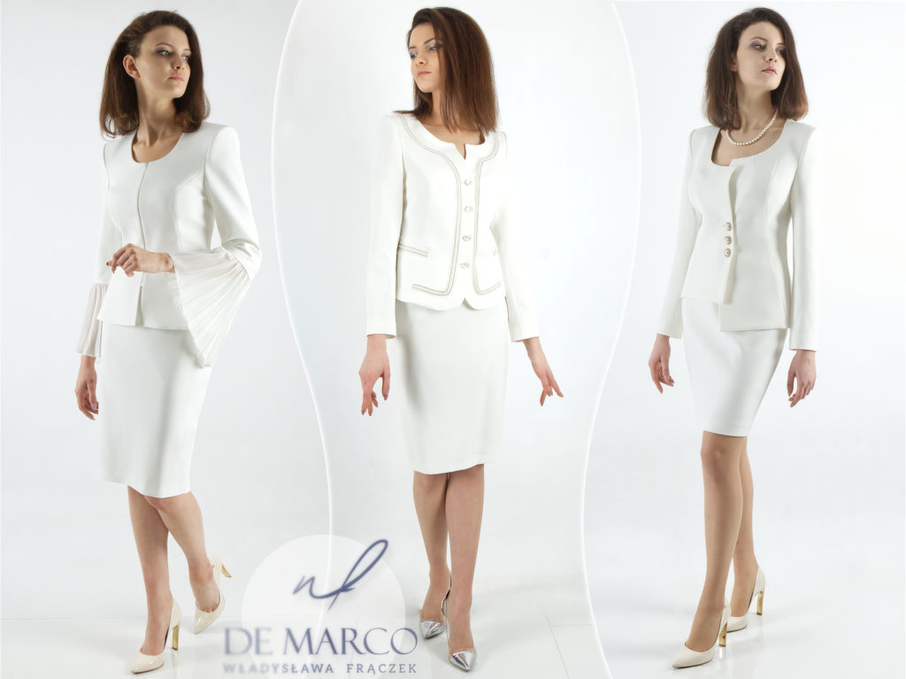 White Pants Suit for Women, White Formal Pantsuit for Women, Civil