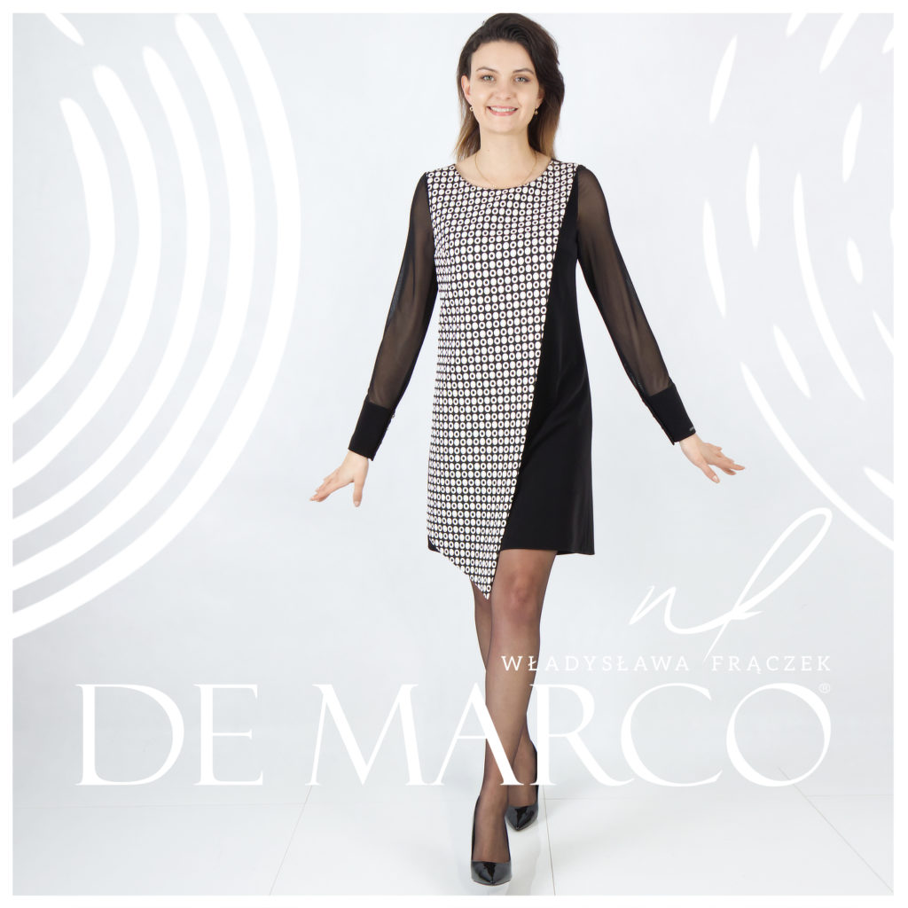 profesjonalne ubrania biznesowe damskie De Marco polskie sukienki wizytowe