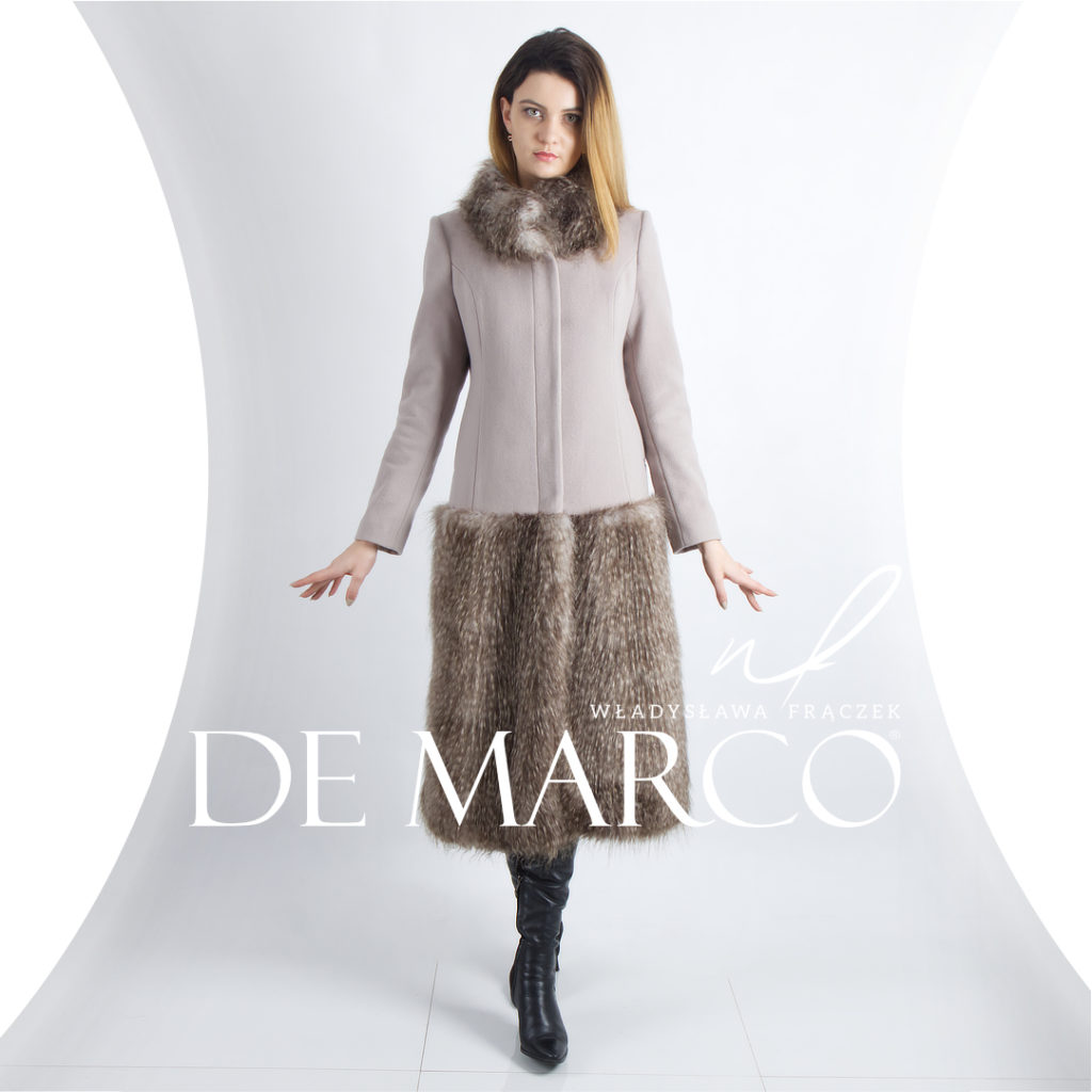 Ekskluzywne zimowe płaszcze do sukienek i do spodni. Polski producent De Marco