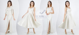 Eleganckie sukienki na wesele dla mamy sklep De Marco. To w tej firmie ubiera się Pierwsza Dama RP Agata Duda