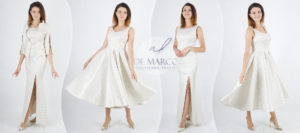 Eleganckie sukienki na wesele dla mamy sklep De Marco. To w tej firmie ubiera się Pierwsza Dama RP Agata Duda