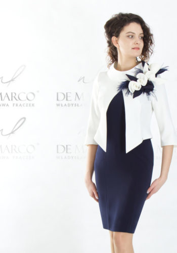 Wyszczuplające stylizacje dla mamy weselnej. Modne sukienki na wesele w rozmiarze plus-size SKLEP DE MARCO