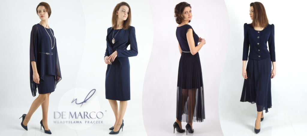 Gdzie kupić sukienkę na wesele dla dojrzałej pani? Luksusowe polskie marki odzieżowe De Marco sklep internetowy