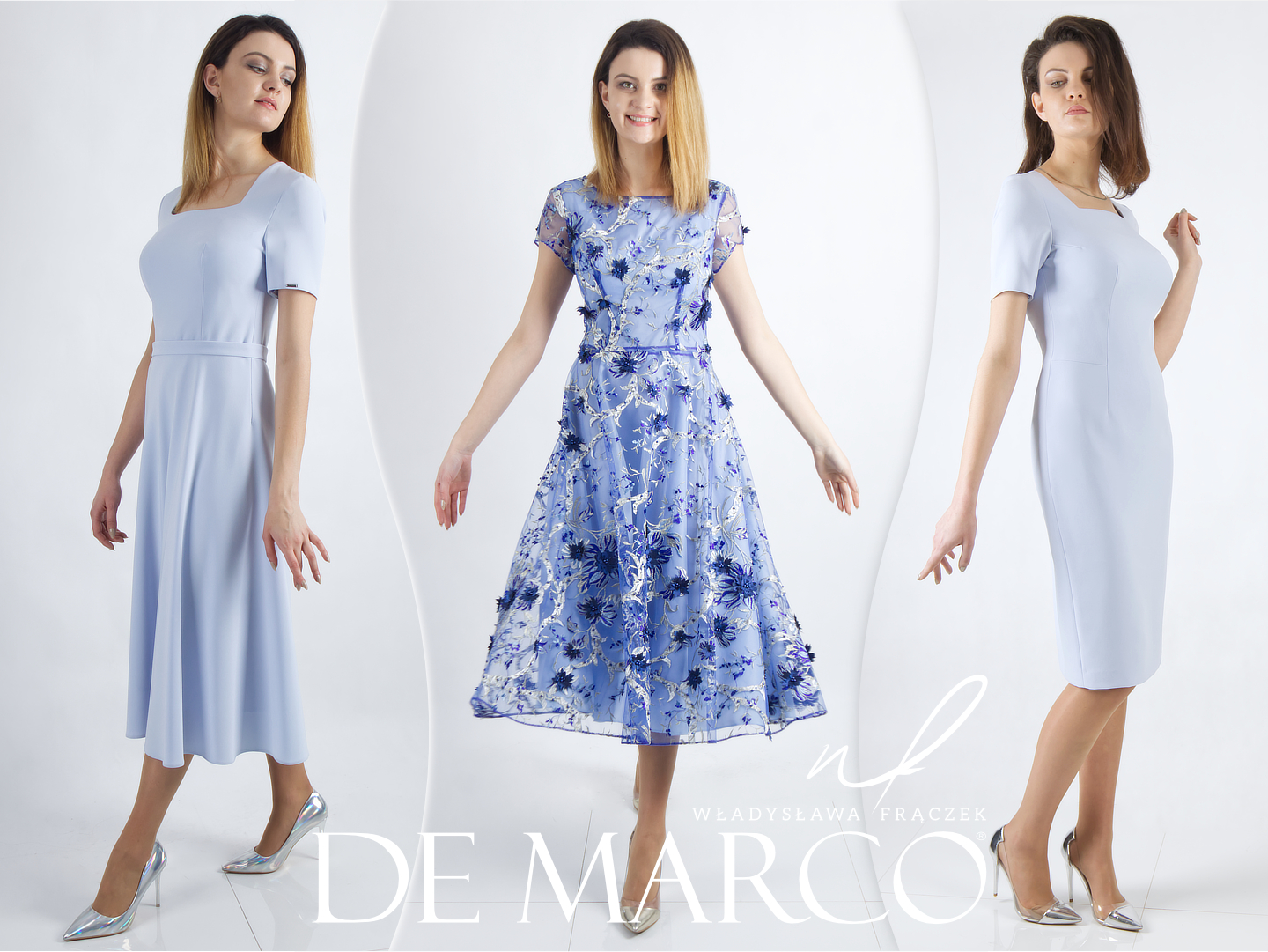  Sukienka na wesele dla 50 latki Proste klasyczne sukienki na wesele De Marco polska firma, luksusowa marka. Zwiewne sukienki na wesele