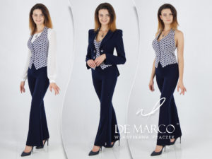 Ekskluzywne i ekstrawaganckie garnitury damskie oraz sukienki wizytowe szyte na miarę w De Marco są prawdziwym wyrazem szacunku dla kobiecej elegancji i klasy.