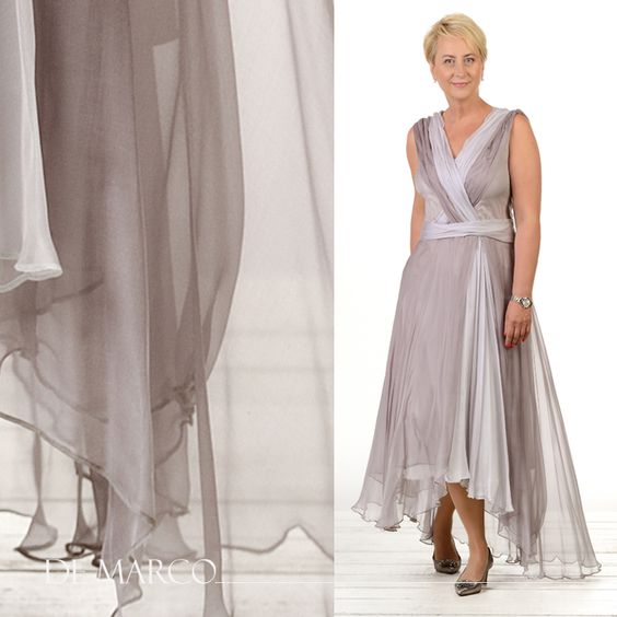 Exclusive De Marco tailor-made natural silk dresses