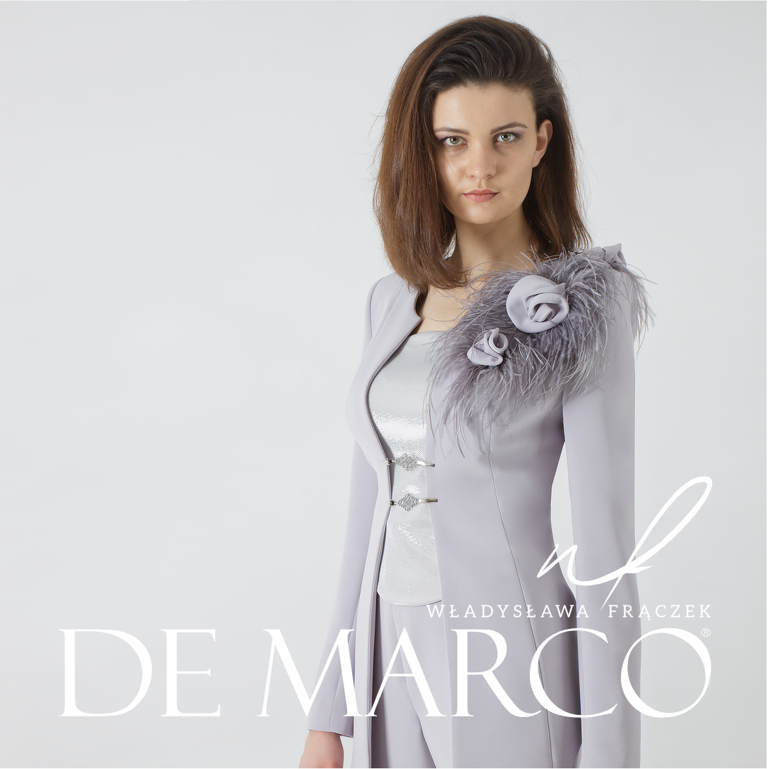 Exclusive women’s evening suits for mums of weddings. De Marco