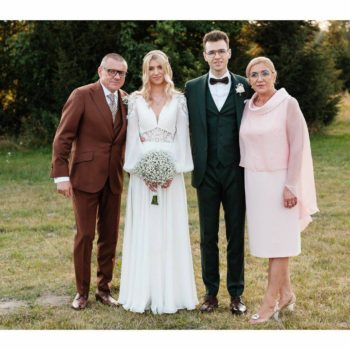 Exklusives Kleid aus Naturseide für Mamas Hochzeit De Marco