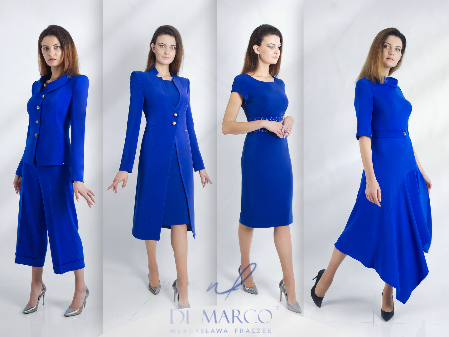 Luxus-Damenbekleidung Online Shop De Marco formales Styling