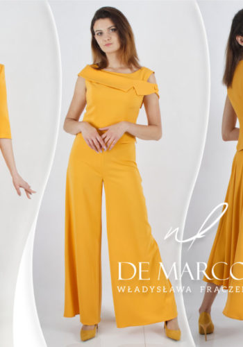 Najmodniejsze kolory na jesień: musztardowy, miodowy, czyli ugier! Eleganckie stylizacje De Marco