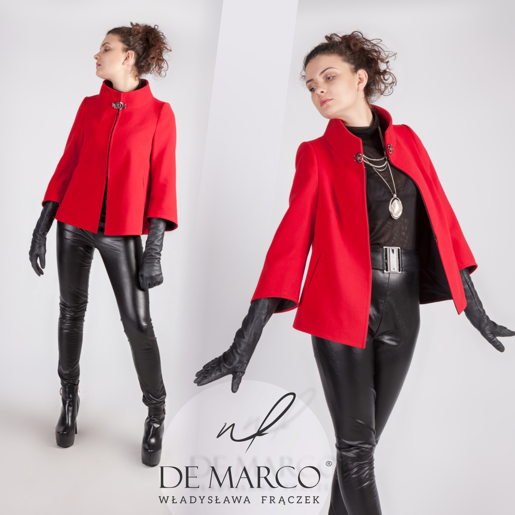 Der exklusive Mantel von De Marco für die Herbst-Winter-Saison Polnische Damenmäntel aus Wolle und Kaschmir