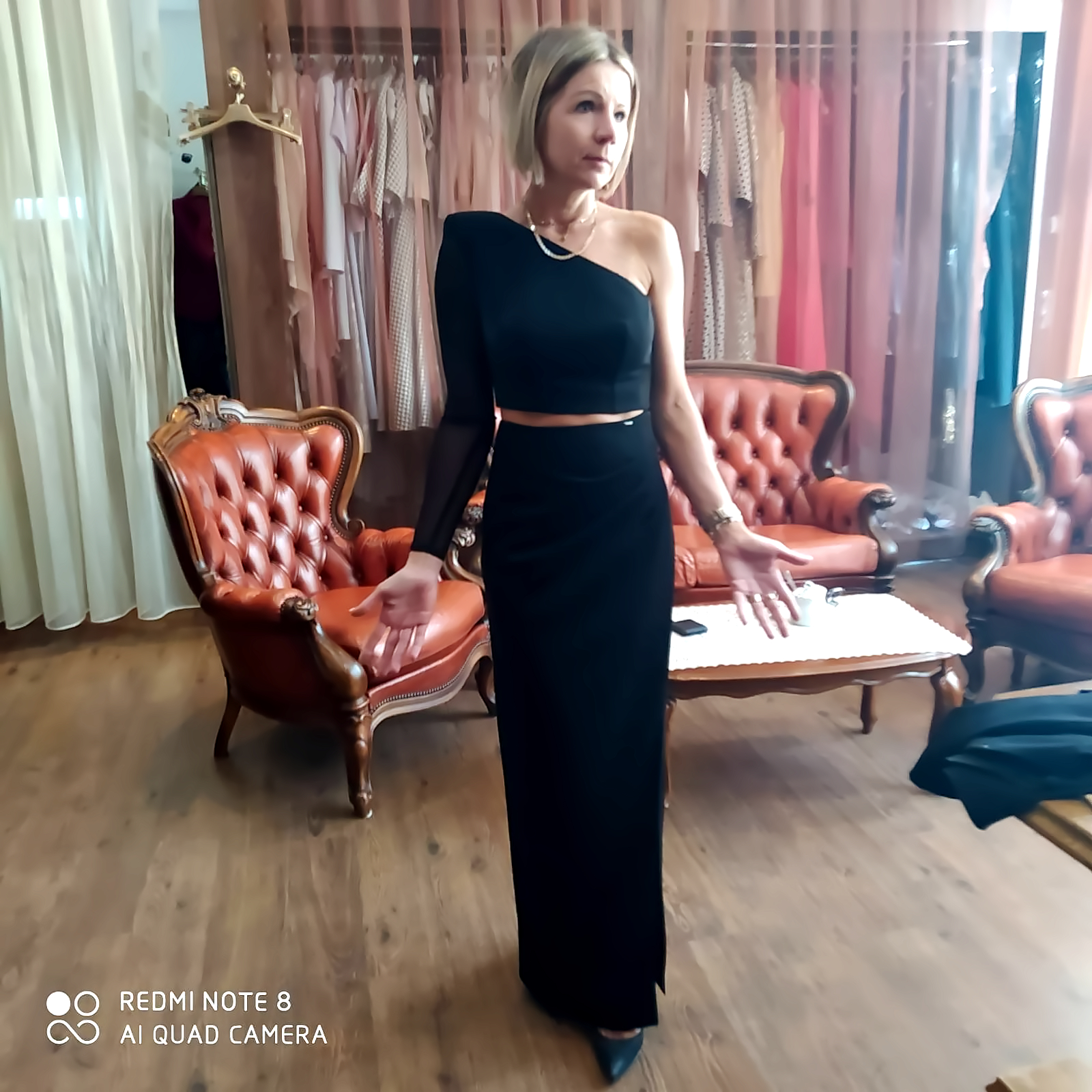 De Marco’s modern evening dresses