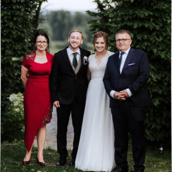 Exclusive formal dress for wedding in autumn for Mom of the bride and groom