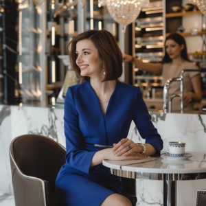 Eleganckie wizytowe sukienki najlepszej jakości De Marco szycie na miarę