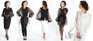Exclusive women's clothing beautiful dresses, suits, elegant blouses and women's ensembles made to measure in every size