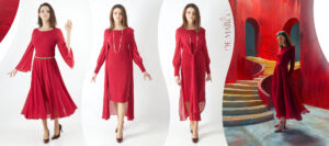 Jak ubrać się na imprezę, spotkanie, przyjęcie? Klasyczne eleganckie sukienki i modne eleganckie stylizacje na imprezę firmową De Marco Ekskluzywna odzież damska polskich producentów, sklep internetowy De Marco polski producent, projektant, stylista, krawiec. Modna stylizacja na imprezy firmowe i spotkania towarzyskie. Elegancka moda dla kobiety z klasą Szyta na miarę w pracowni krawieckie