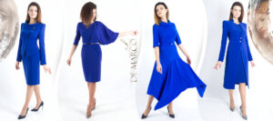 Polska marka slow fashion sklepy De Marco nowoczesne wizytowe sukienki najlepszej jakości, eleganckie i dopasowane wyszczuplające kreacje damskie