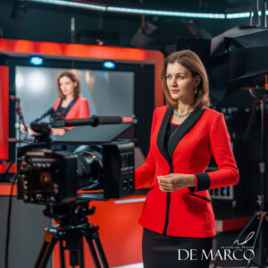 Eleganckie ubrania do telewizji. Szycie na miarę ekskluzywnej odzieży damskiej