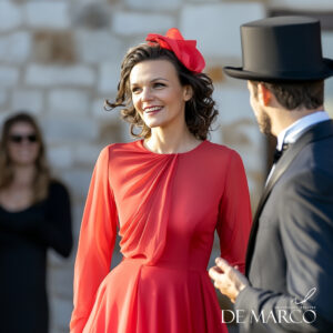 Lekkie i zwiewne sukienki na wyścigi konne eleganckie kreacje od polskiej projektantki