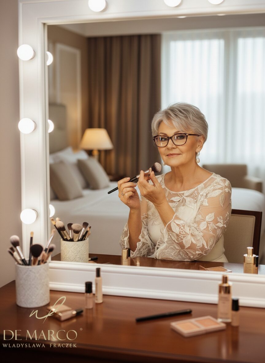 Elegancka sukienka dla 60-latki na wesele 2026